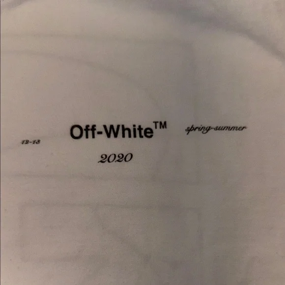 Off-White White Short Sleeve Tee - Picture 4 of 9